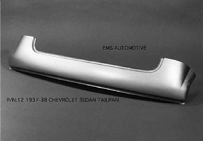 1937-38 Chevy Sedan Tailpan