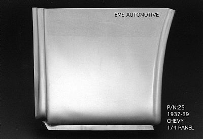1937-39 Chevy 2 Door Sedan Quarter Panel