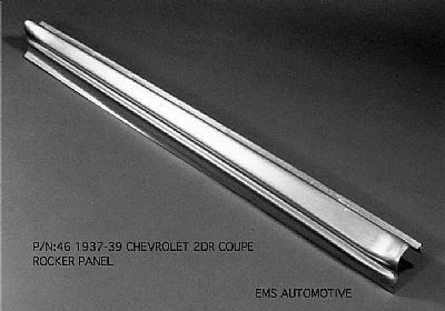 1937-39 Chevy Coupe and Sedan Delivery Rocker Panel