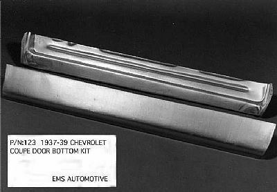 1937-39 Chevy Coupe, 4 Door Sedan (Front Door), Sedan Delivery Door Bottom Repair Panel