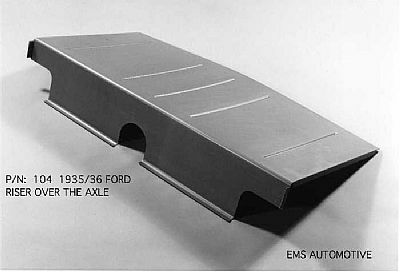 1935-36 Ford Car Over Axle Riser Pan