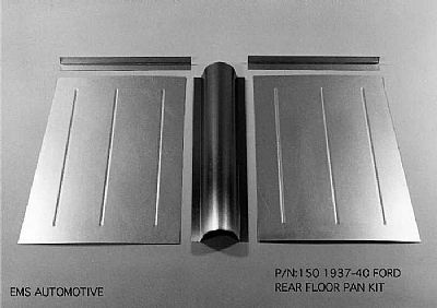 1937-40 Ford Car Rear Floor Pan Kit