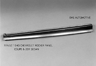 1940 Chevy Coupe and 2 Door Sedan Rocker Panel