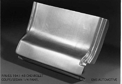 1941-48 Chevy Coupe and 2 Door Sedan Quarter Panel