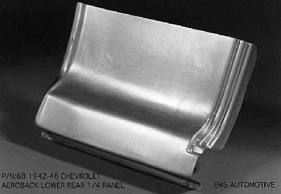 1942-48 Chevy Aeroback Lower Rear Quarter Panel