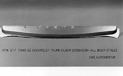 1949-52 Chevy Car Rear Trunk Floor Extension