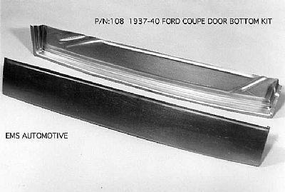 1937-40 Ford Car Short Door Bottom Repair Panel