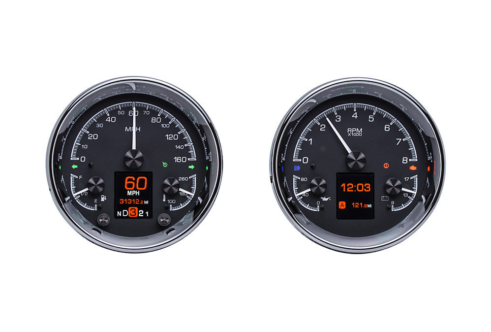 Dakota Digital Universal Dual 5.4" Round, Analog HDX Gauges