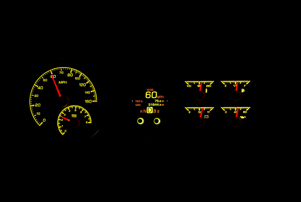 1953-54 Chevy Car HDX Instruments