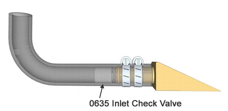 Fuel Filler Neck Check Valve for 2 Inch Hose