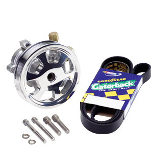 Billet Specialties Power Steering Ad-On Kits for Tru Trac Serpentine Kits