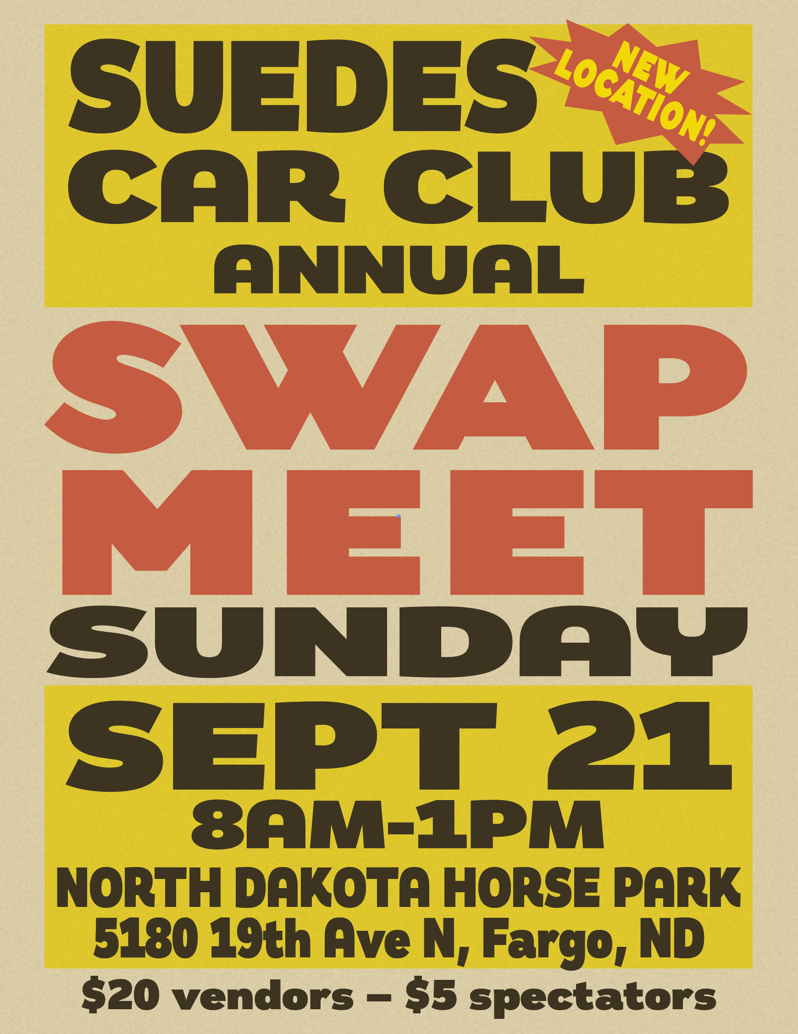 Get Ready to Rev Those Engines! Suedes Car Club Annual Swap Meet Hits New Location!