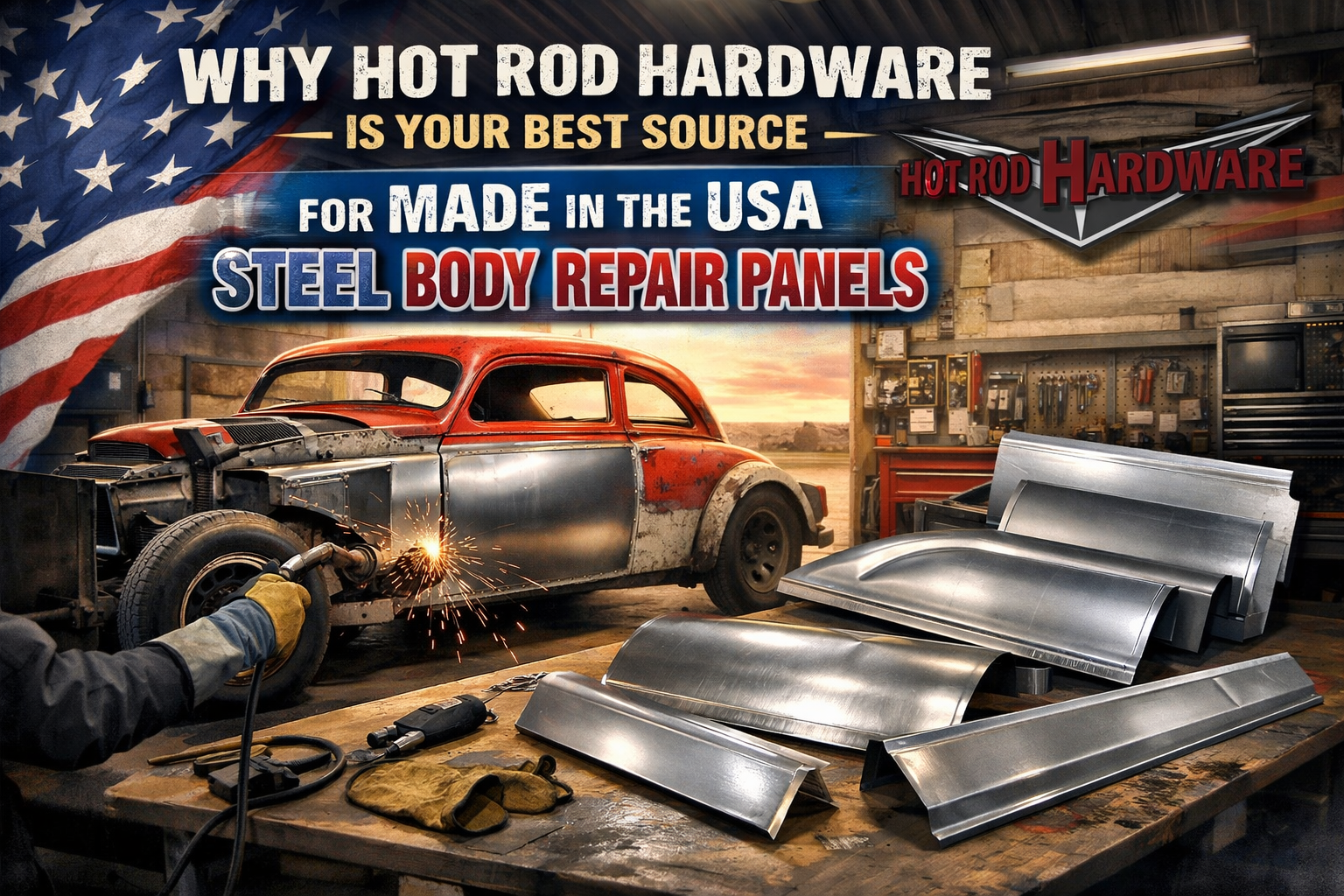 Why Hot Rod Hardware Is Your Best Source for Made in the USA Steel Body Repair Panels