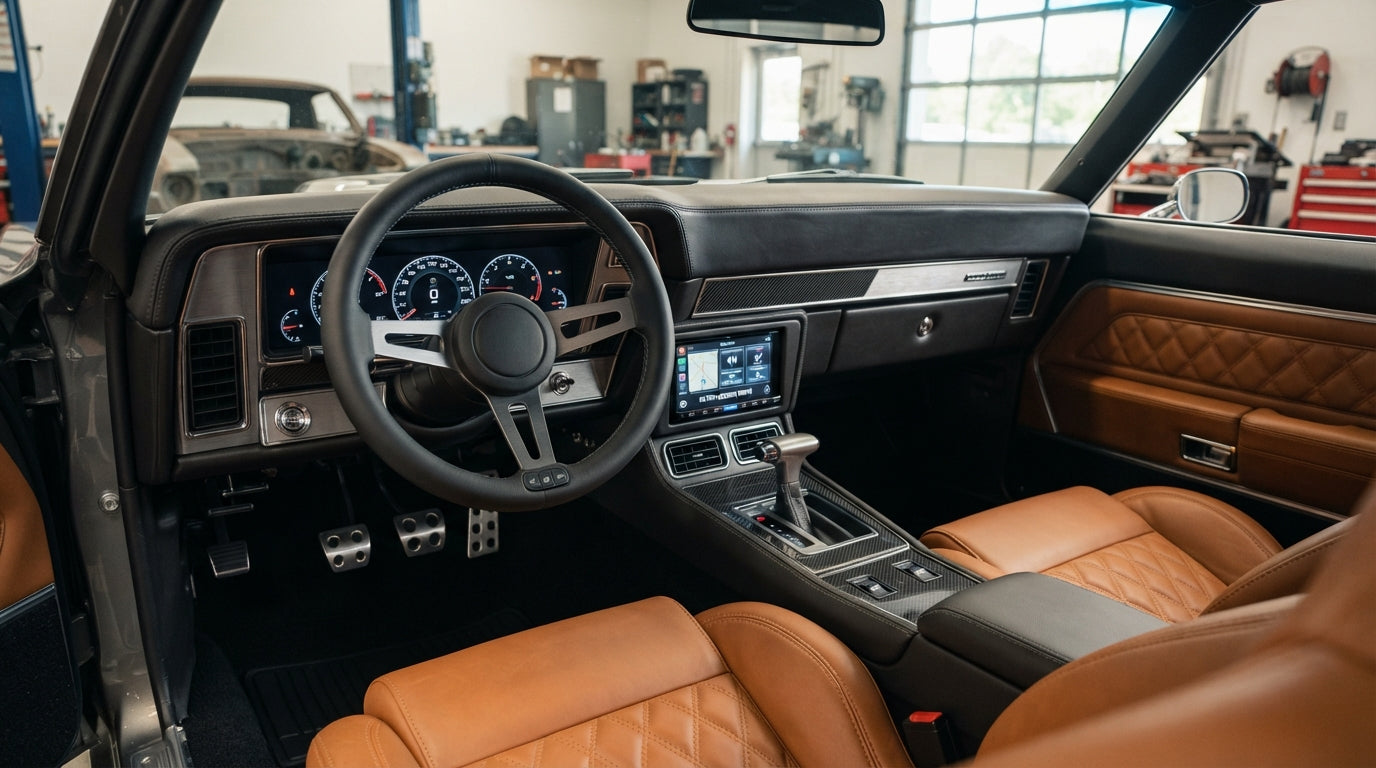 Classic Car Interior Modernization: Dash Gauges, Wiring Harnesses, and Lighting Upgrades Done Right