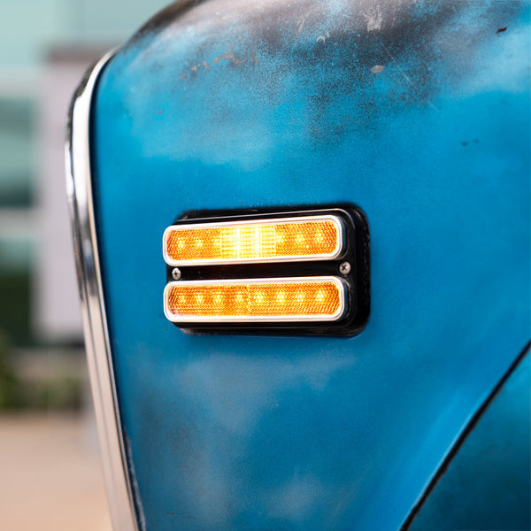 Ignite Red/Amber LED Side Marker Lamp with Rubber Housing - ISL434AR Ignite Red/Amber LED Side Marker Lamp with Rubber Housing - ISL434AR
