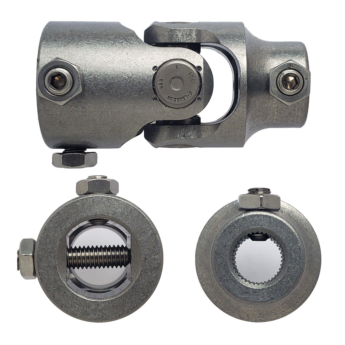 Borgeson Steering Universal Joint - 1-DD x 5/8-36 Spline