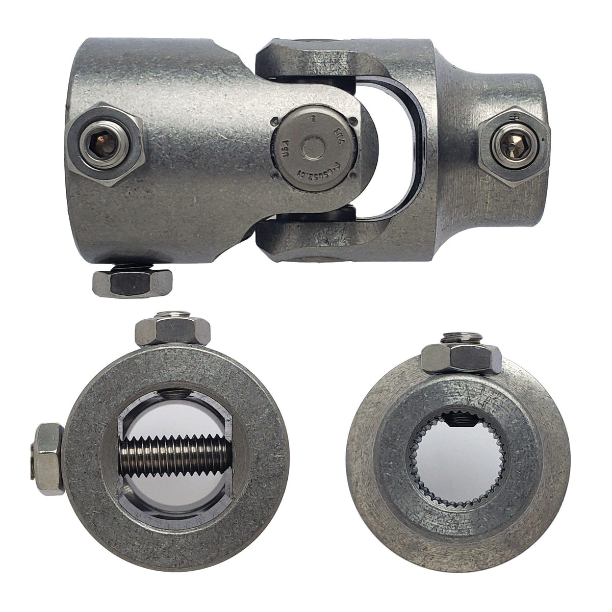 Borgeson Steering Universal Joint - 1-DD x 5/8-36 CHRYSLER Spline