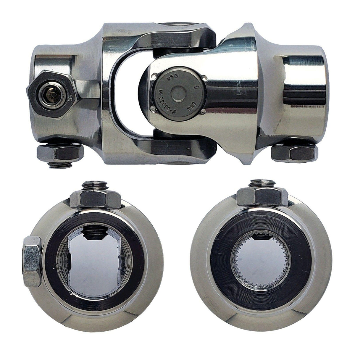 Borgeson Steering Universal Joint - 3/4-DD x 9/16-36 Spline
