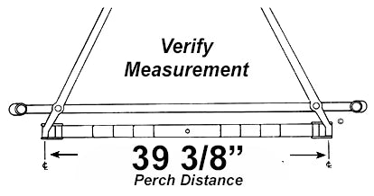 1935-40 Ford Car and Truck SuperSlide Front Leaf Spring For 39-3/8" Wishbone Perch Centers - Posies