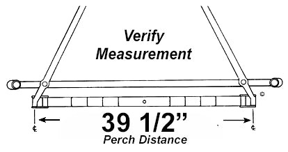 1942-48 Ford Car SuperSlide Front Leaf Spring For 39-1/2" Wishbone Perch Centers - Posies