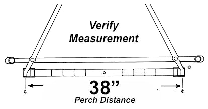 1935-40 Ford Car and Truck SuperSlide Front Leaf Spring For 38" Wishbone Perch Centers - Posies