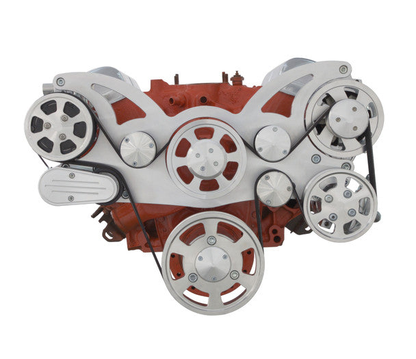 Chevy 348 and 409 All Inclusive Wraptor Serpentine Drive System