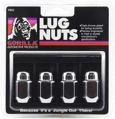 Gorilla Automotive Acorn Closed-End Lug Nut 1/2"-20 (4 Pack)