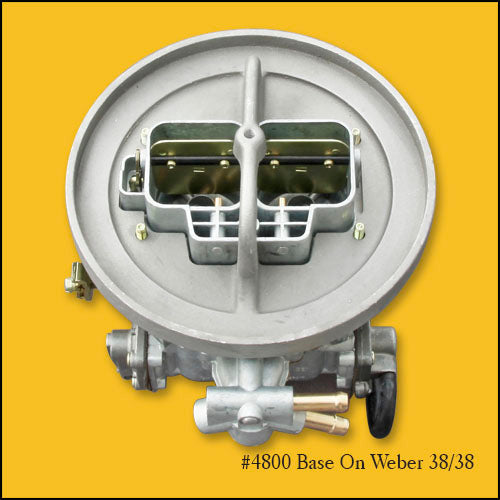 Weber DGV / DGAV / DGEV Progressive 1-3/4" Rectangular Air Cleaner – Chrome Gauze