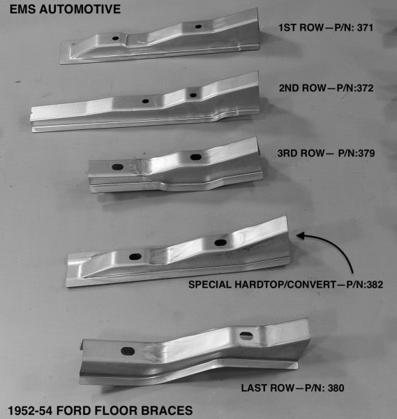 1952-54 Ford and Mercury Floor Brace Third Row