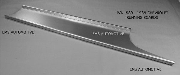 1939 Chevy Car Steel Smooth Running Boards