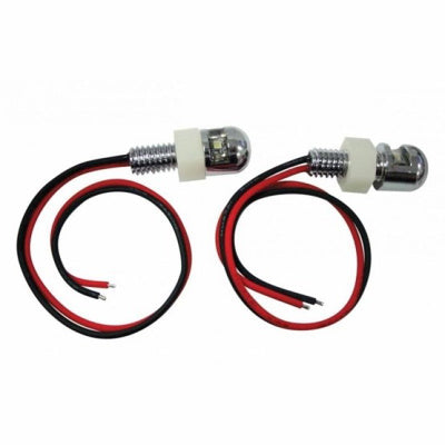 Universal LED License Plate Light and Fastener - Pair