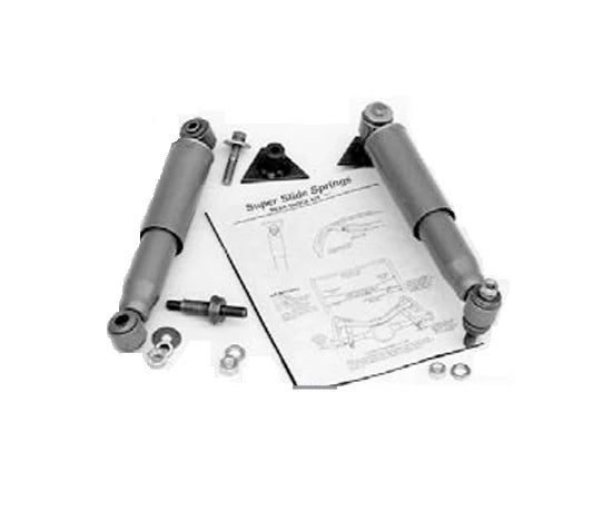 1935-41 Ford Truck Bolt On SuperSlide Adjustable Rear Leaf Spring Kit For Stock Frames - Posies