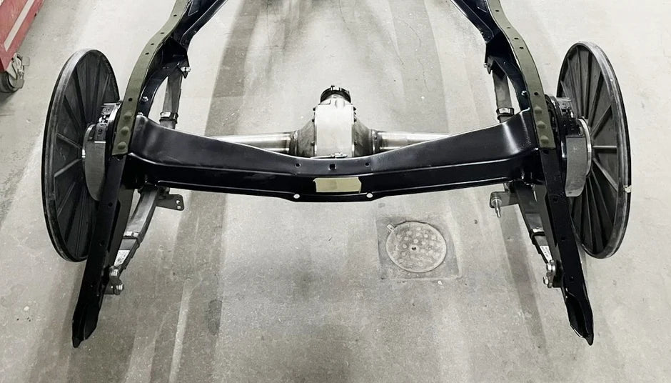 1933-34 Ford Sedan Weld On SuperSlide Non Adjustable Parallel Rear Leaf Spring Kit - Posies