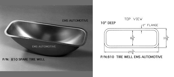 Universal Spare Tire Well