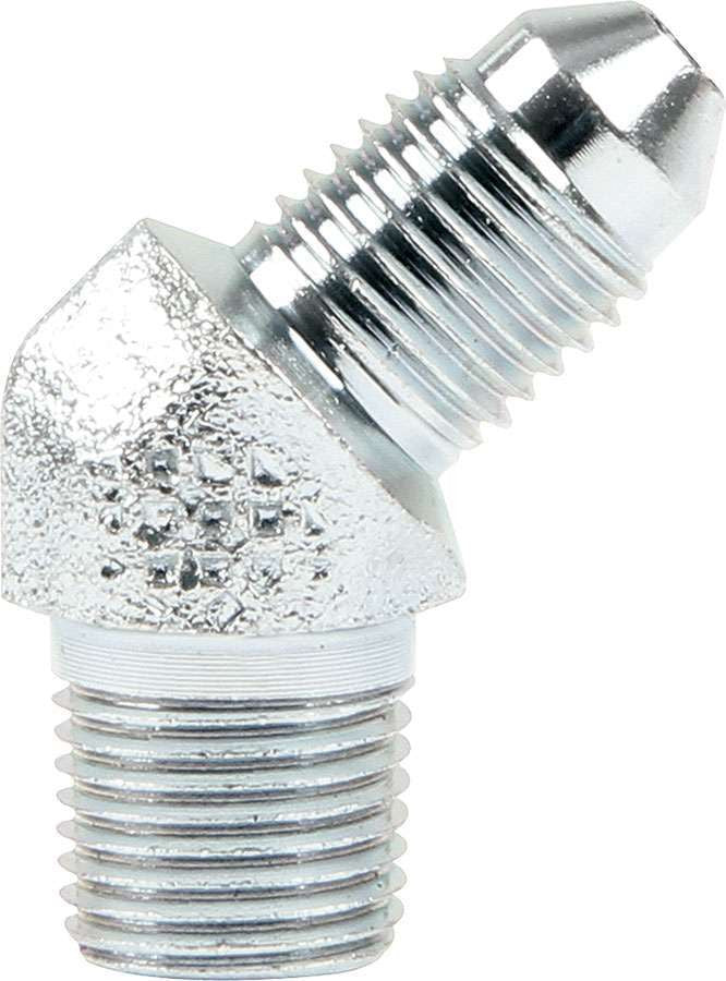 1/8" NPT to 3 AN 45 Degree Brake Fitting