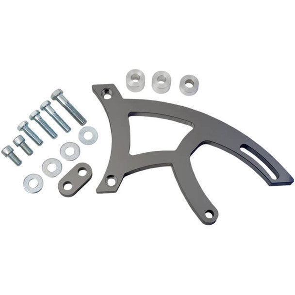 CVF Racing Ford 351 Cleveland Serpentine Pulley Conversion Kit - Power Steering, Polished Billet