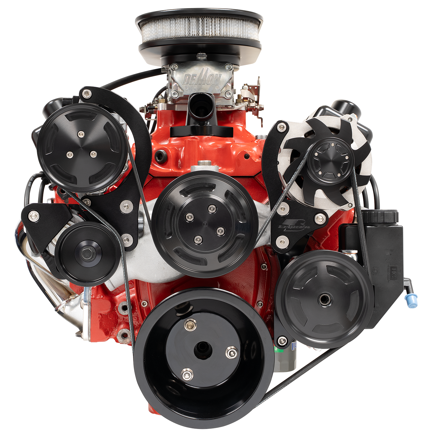 Small Block Chevy Street Trac Serpentine System - Billet Specialties