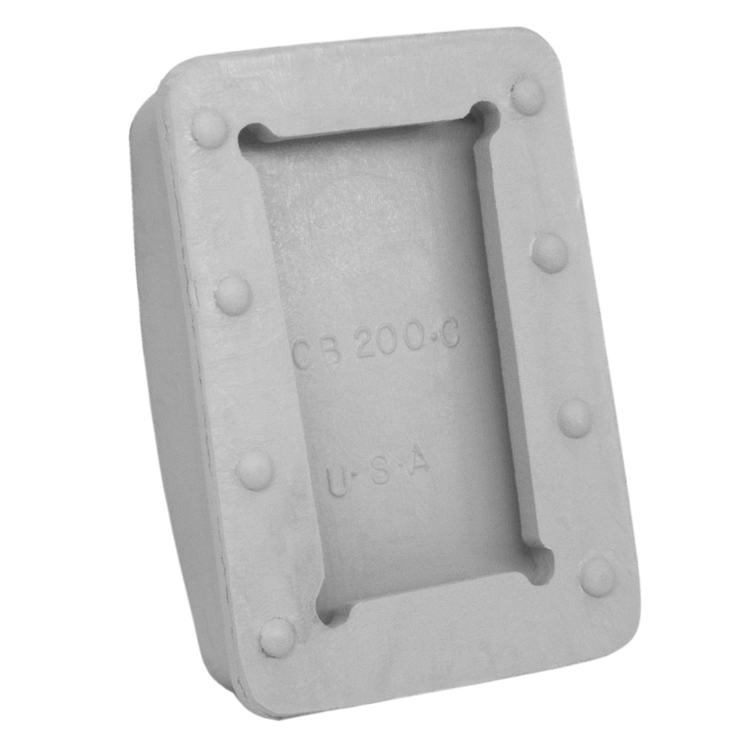 Gray Park Brake Pedal Pad For Plymouth Barracuda, Cuda 1970-1974; CB 200-C/GRAY