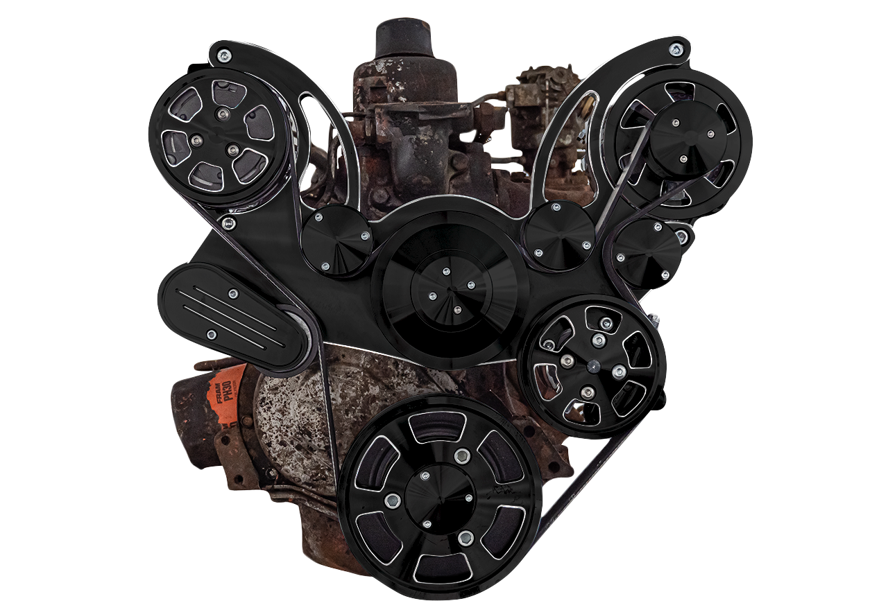 1962-88 Chevy Inline 6 - 194, 230, and 250 Wraptor Serpentine Drive System