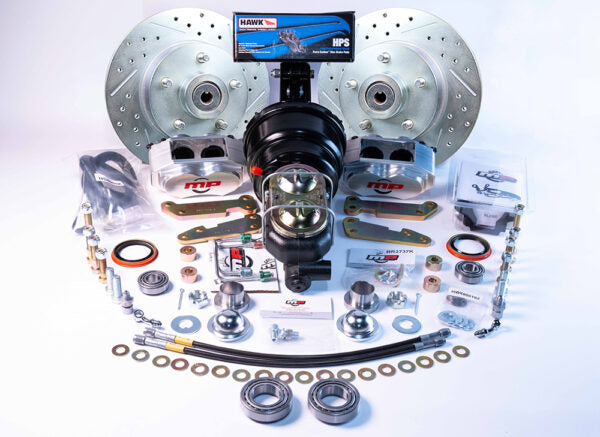 1953-62 Chevy Corvette Rallye Series Front Disc Brake Kit and Power Brake Conversion Kit