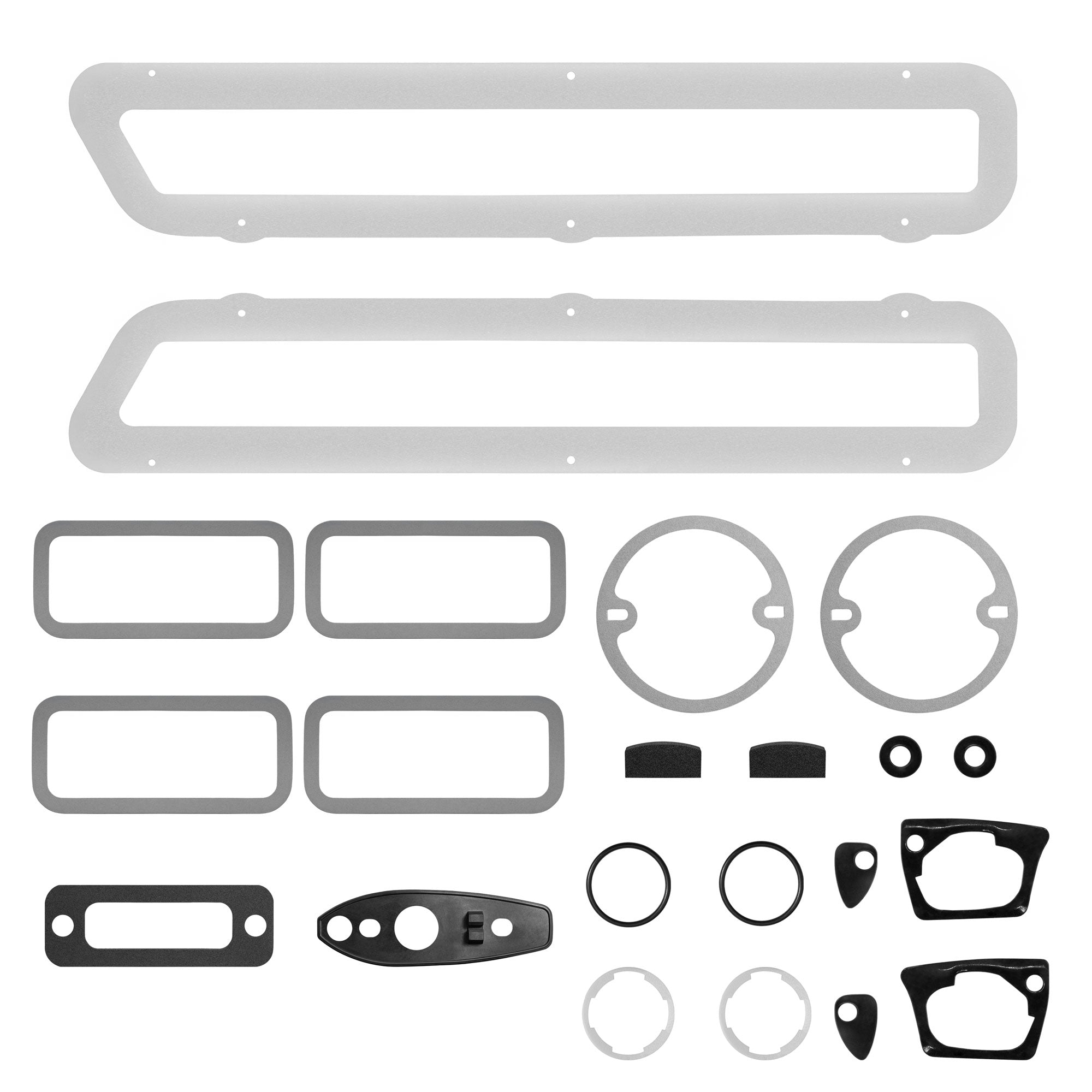 Lens Gasket Kit For Dodge Coronet 1969 19-Piece Set; LGK 2712-100