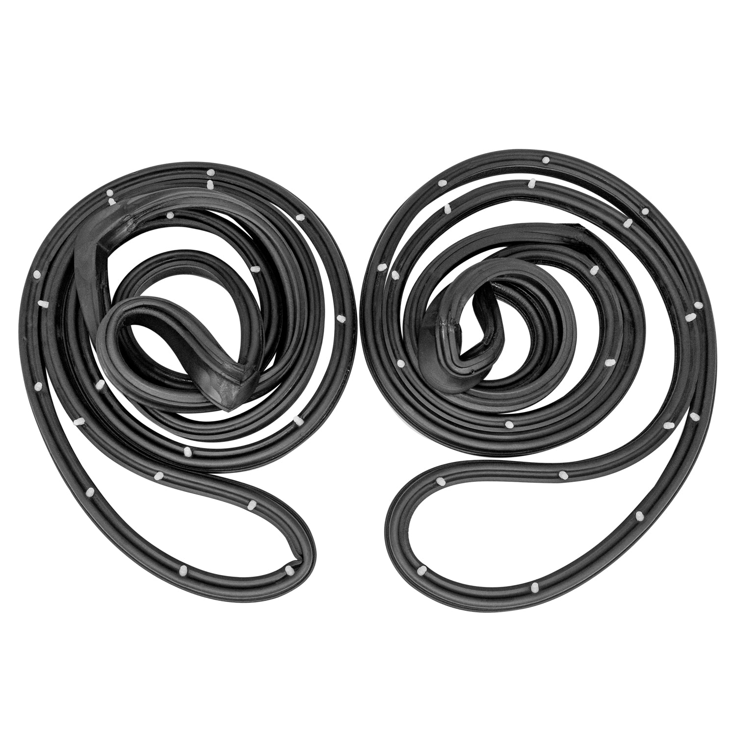 Rear Molded Door Seals For Buick Estate Wagon 1971-1976; LM 16-G/W