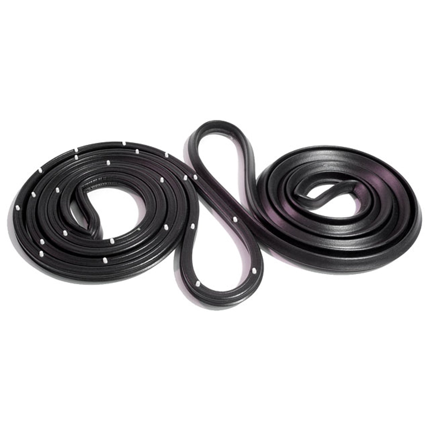 Rear Molded Door Seals, with Clips For Chevrolet Chevy II 1962-1967; LM 20-L/W