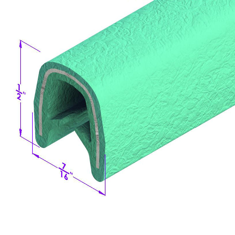 Green Flexible Plastic Push-On Windlace Fits Cars in the 1960; LP 200-G