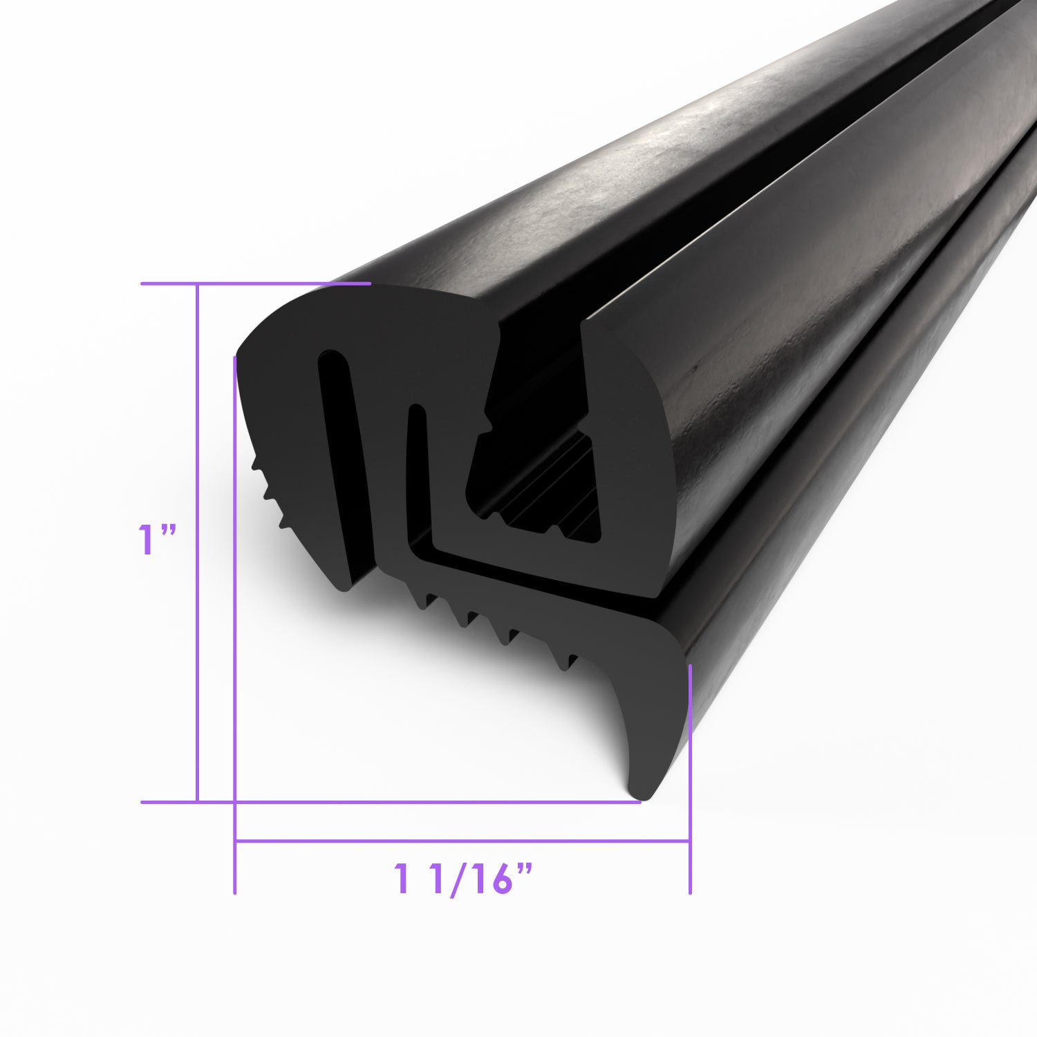 Windshield and Rear Window Seal For Cars with Chrome Garnish; LP 30-HX