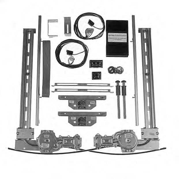 Universal Low Clearance 4 Window Power Window Kit - Specialty Power Windows