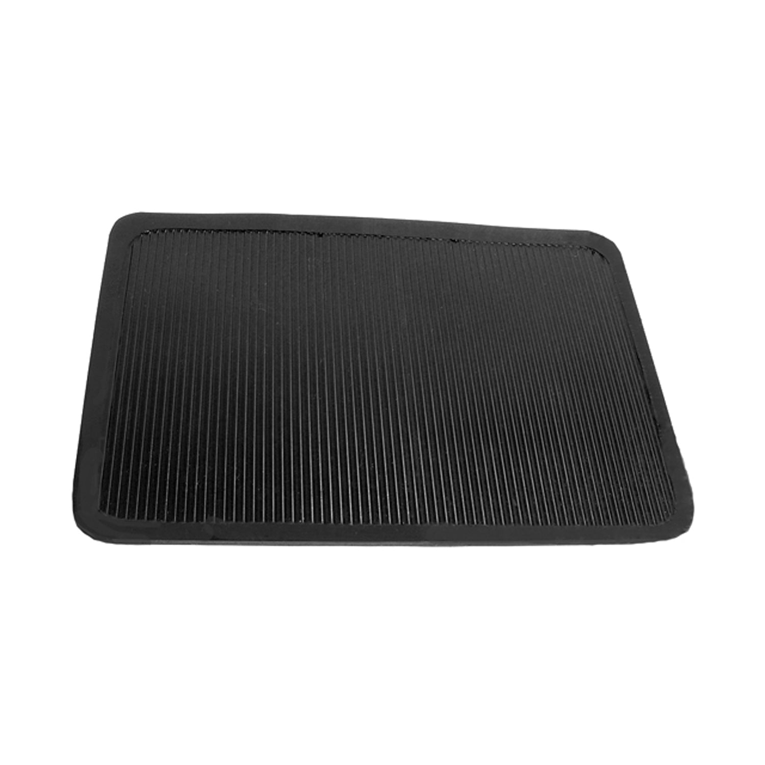 Small Mat 8-1/4" wide X 5-3/4" long, Black Rubber, 1/8" Thickness; RM 4