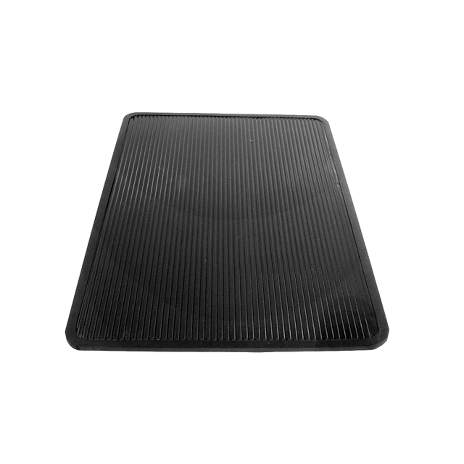 Small Mat 9" Wide X 6-1/2" Long, 1/8" Thickness, Black Rubber; RM 6