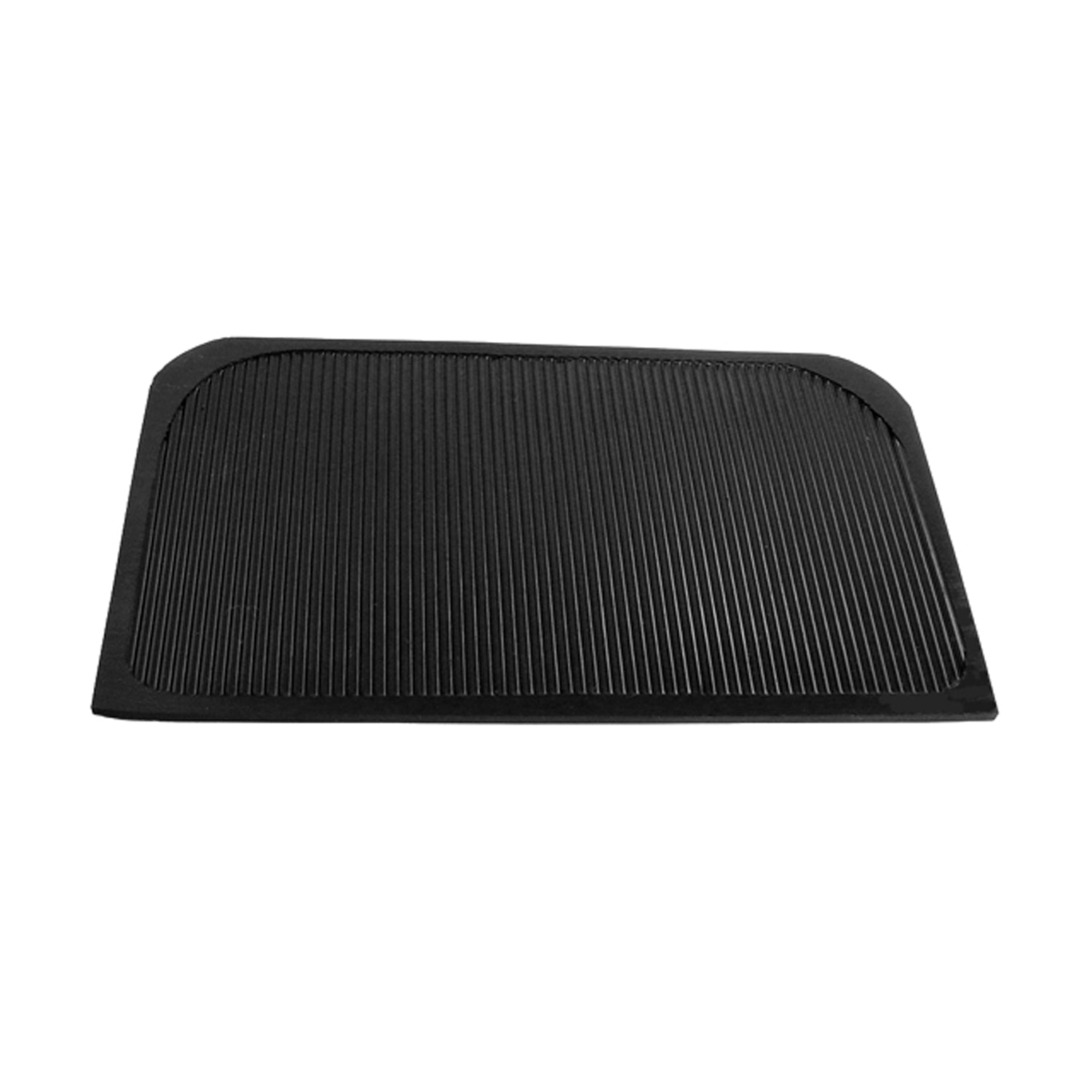 Small Mat 8-1/2" wide X 5" long, 1/8" Thickness, Black Rubber; RM 7