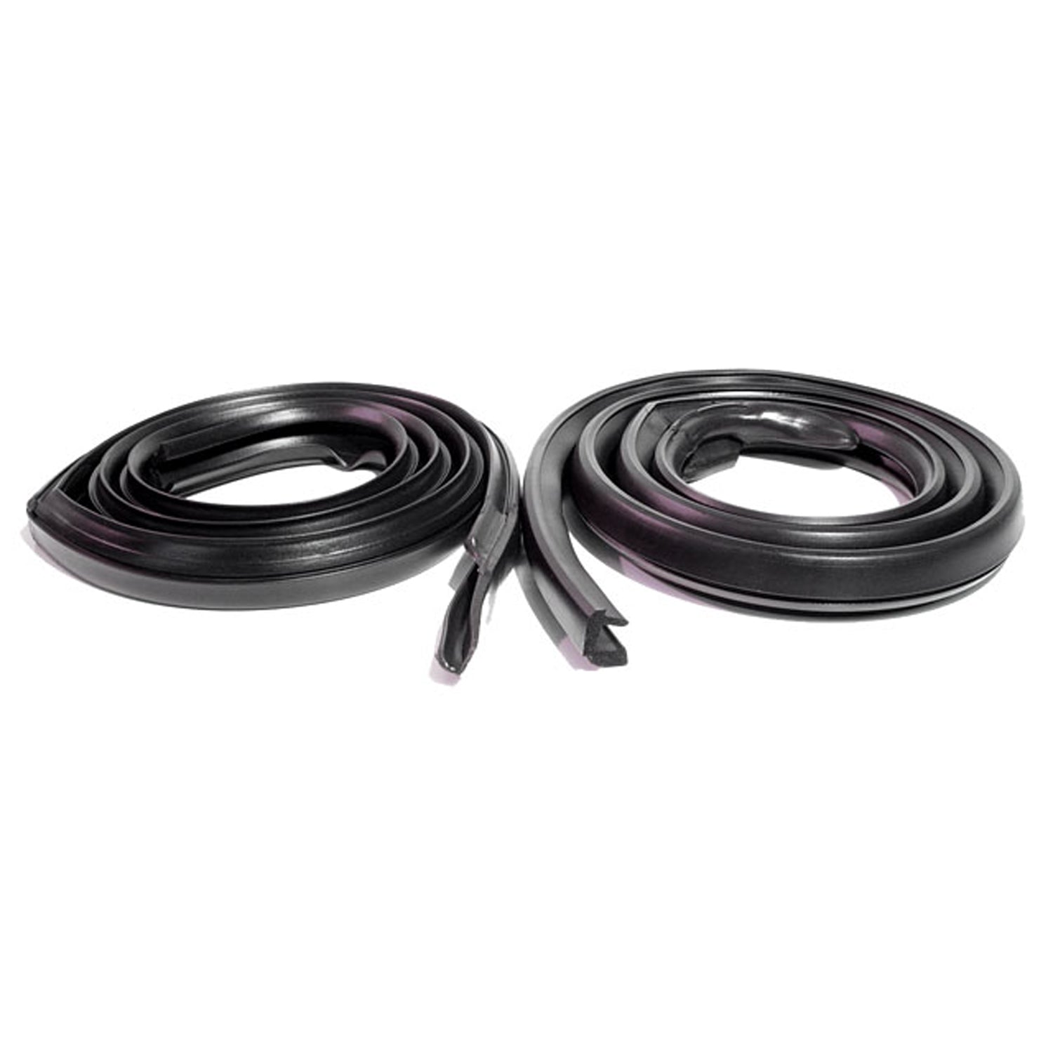 Molded Roof Rail Seals, 2-Door Hardtop For Dodge Charger, Coronet 66-67; RR 4000